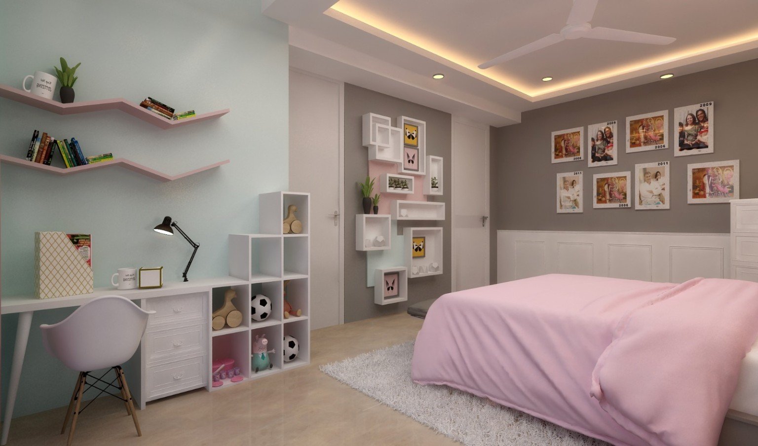 Kids room interior